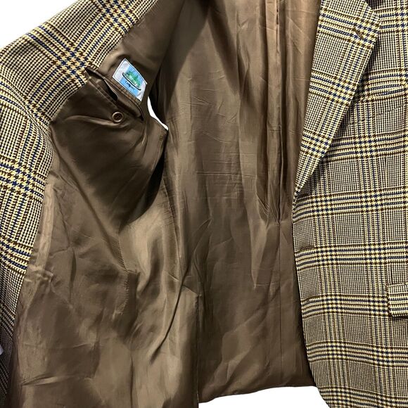 Ermenegildo Zegna Sport Coat Blazer Jacket Whisper Houndstooth Windowpane US 42 - Picture 6 of 16